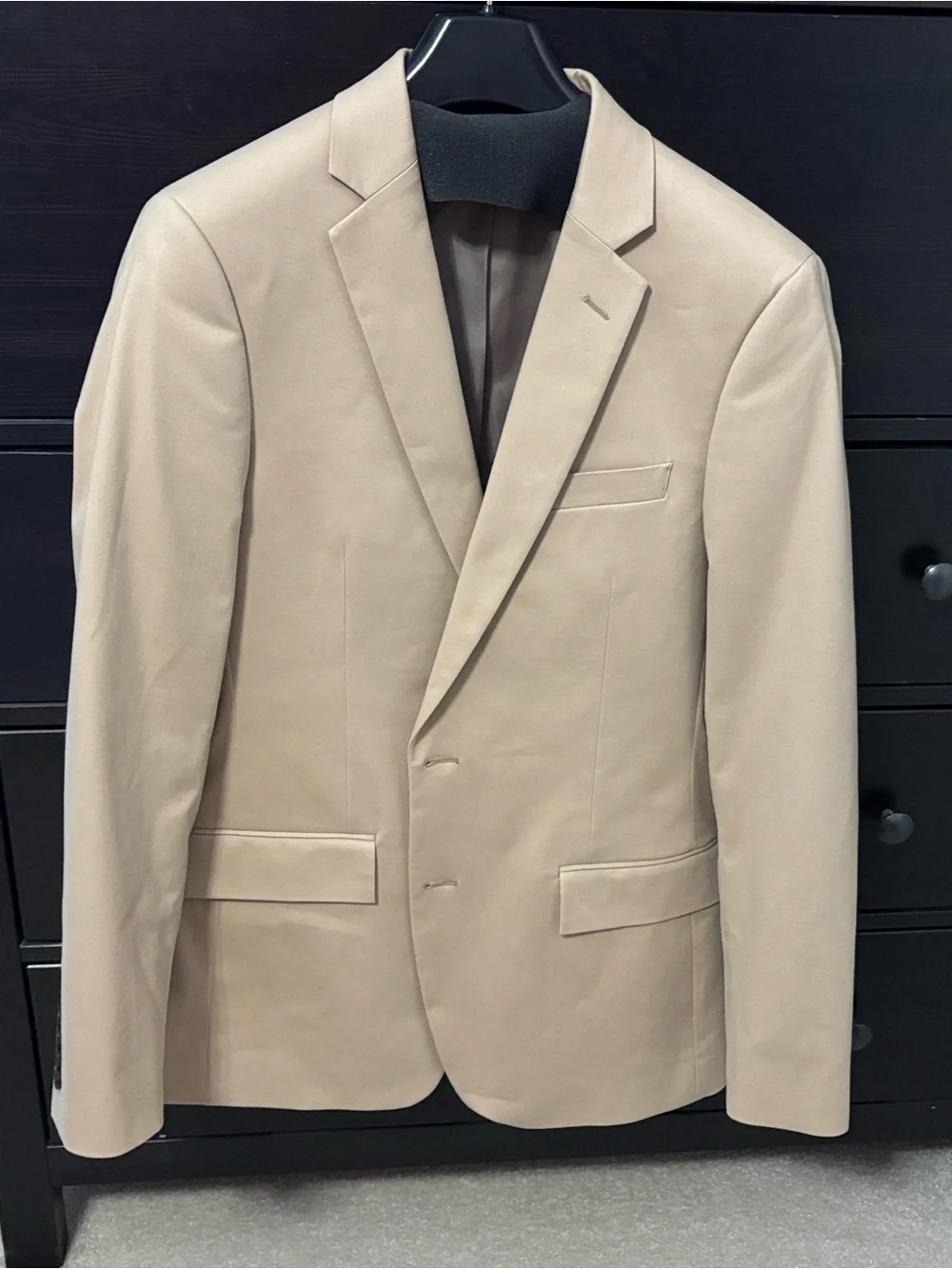 Mens J.Crew Thompson Beige Single-Breasted Blazer - Classic Tailored Fit